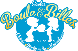 Logo ecole francaise boule et billes